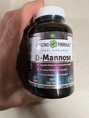 Amazing Formulas D-Mannose Formula Dietary Supplement 120 TABLETS • $15.99