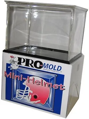 1 Pro-Mold Mini Football Helmet Holder Cube Display Case UV Safe • $24.88