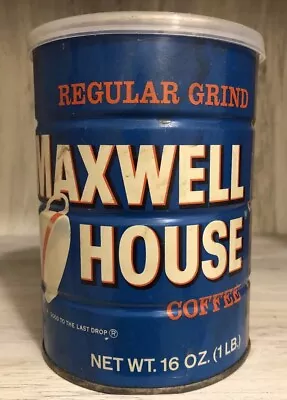 Vintage Maxwell House Coffee Can • $24.95