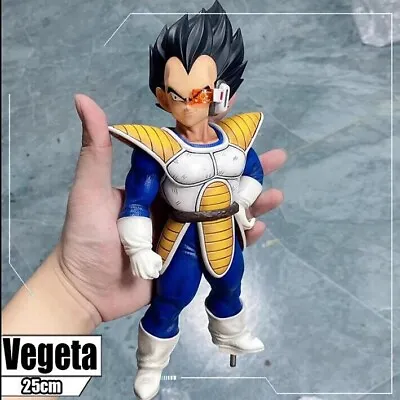 Anime Dragon Ball Z GK Vegeta Figure Saiyan Vegeta 25CM Action Figure Model Toy • $22.99