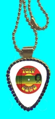 BOB MARLEY Reggae Rastafari SKA Concert Pick Guitar Pendant Record Label STIR 45 • $26.99