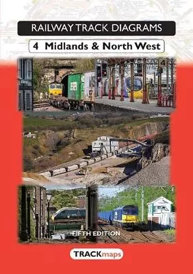 Railway Track Diagrams Book 4 – Midlands & North West 2022 By TRACKmaps NEW Bo • £24.06