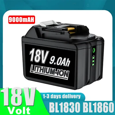 For Makita 18V 9.0Ah LXT Lithium-Ion BL1830 BL1850 BL1860 Tool Battery Pack LED. • $25.64