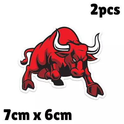 2 X Red Bull Animal Car Motorcycle Sticker Decal • $4.99