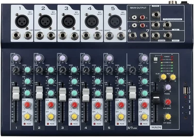 £19.99 • Buy Weymic Professional Mixer | 7-Channel 2-Bus Mixer/w USB Audio**FOR PARTS**