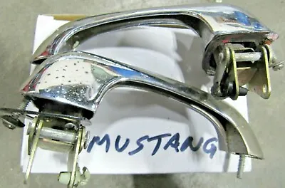 1964 65 66 69 70 Ford Mustang Chrome Outer Door Handles: Originals!!! • $19