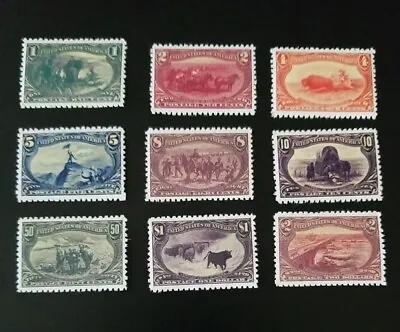 $8.99 • Buy US Stamps Sc #285-293 1898 Trans-Mississippi Exposition Replica Set