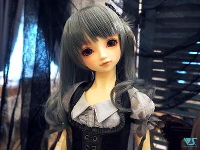 BJD 1/3 Volks Super Dollfie SD DD Fantasy Ash Blue Green T5904 Doll Wig 9/10 • $52.95