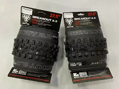 WTB MTB Tire Breakout TCS Light (Fast Rolling) 27.5 /2.3 Black (Pair) • $119.90