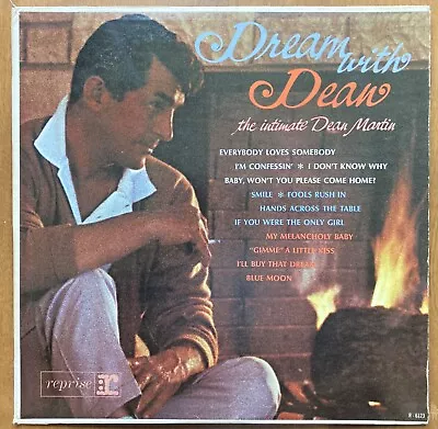 Dream With Dean LP Dean Martin Reprise #R-6123 W/Blue Moon/Smile/I'm Confessin' • $3.50