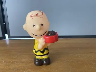 Vintage 1966 Peanuts Charlie Brown Squeaky Toy • $11.69