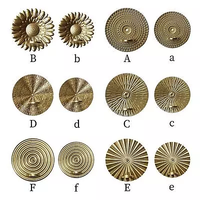 Candle Holder Gold Metal Wall Art Iron Wall Candle Sconce For Livingroom • £7.38