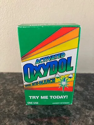 Vintage Oxydol Laundry Detergent Soap Powder Trial Size Single Box 3.7 Oz • $11.20