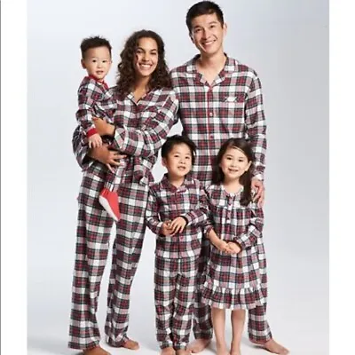 Family Pajamas Matching Stewart Plaid Christmas Pajamas All Variations Holiday • $13.99