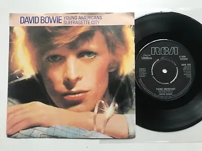 DAVID BOWIE Young Americans / Suffragette City 7  1983 • £7