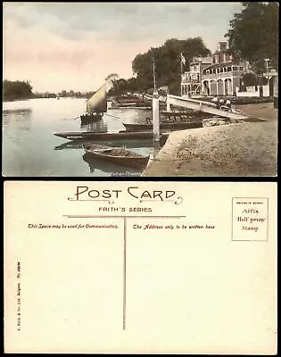 Postcard Walton-on-Thames Restaurant Dock 1908 • £10.62