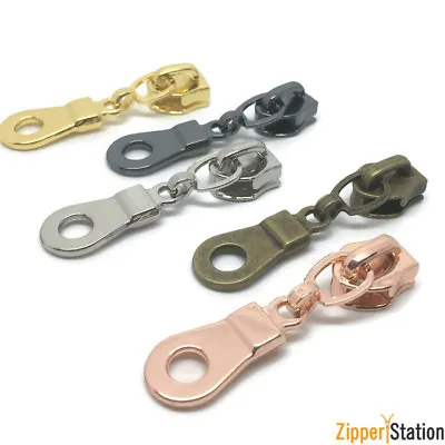 Size #3 Zipper For Nylon Coil Donut Zip Pull - Sliders Pulls For Zipper Repair  • £2.45