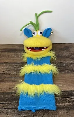The Puppet Company 16  Knitted Puppets Ringo Monster Hand Squeaker Tongue • $16.99