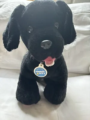 Build A Bear BAB Promise Pets Black Labrador Dog 12 Inch Plush Soft Toy Puppy • £12