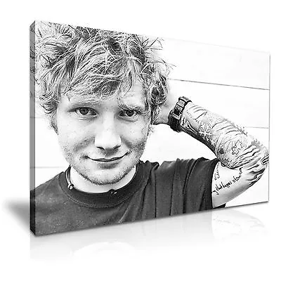 Ed Sheeran Music Stretched Canvas Print Wall Decoration Art More Sizes • £26.99