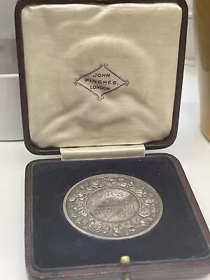 £85 • Buy National Rose Society Silver Medal John Pinches Bath 1914 (very Rare)
