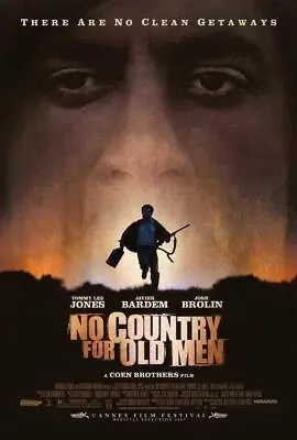 NO COUNTRY FOR OLD MEN Movie POSTER 27 X 40 Tommy Lee Jones Javier Bardem A • $24.94