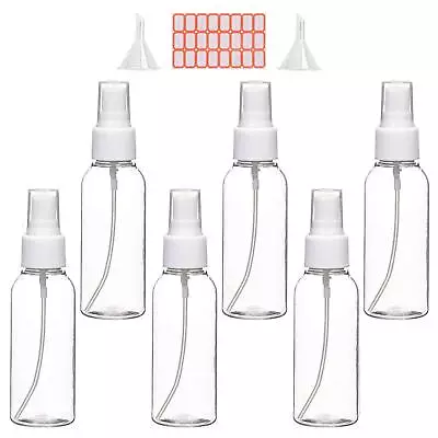 Zoizocp Spray Bottles 2oz/50ml Clear Empty Fine Mist Plastic Mini Travel Bott... • $13.56