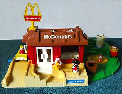 Vintage Fisher Price Little People McDonald’s Restaurant 2552 1990 Complete EUC! • $349.99