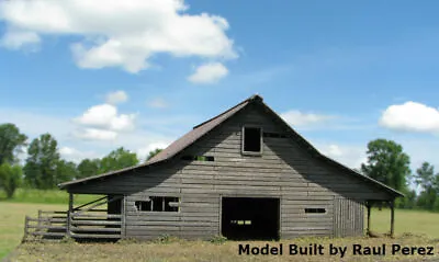 N Scale DeLoney's Barn Laser Cut Kit For Model Railroad Hobby (115) • $35