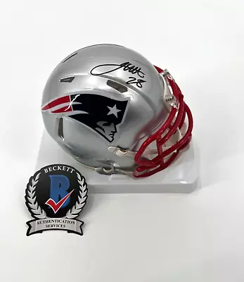 James White New England Patriots Signed Speed Mini Helmet Beckett Coa • $119.99