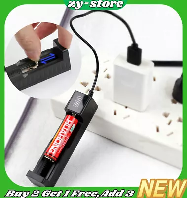Battery Charge Universal 3.7V Rechargeable Li-ion Battery Smart Charger • £3.10