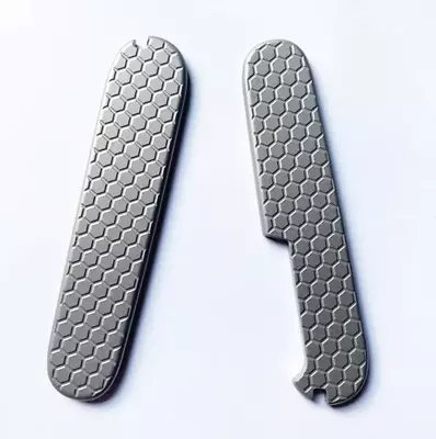 Victorinox 91mm Titanium Scales SCALE Pattern Handle For Swiss Army Knife • $32.49