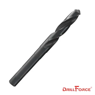 Drillforce 17/32 In. S&D Silver Deming HSS M2 Black Oxide 1/2  Shank Drill Bit • $8.92