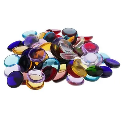 Colored Glass Gems Marbles Nuggets Pebbles Mosaic Tiles • £7.80