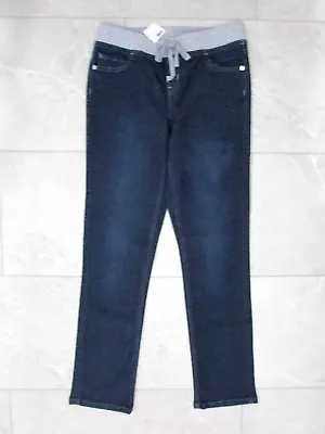 Justice Girls Pull On Skinny Jeans Size 14 Mid-Rise Knit Waist NWT • $8.99