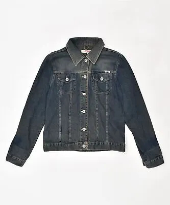 S.OLIVER Womens Denim Jacket UK 12 Medium Blue Cotton Vintage GW08 • $12.93