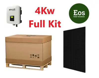 4.3Kw Complete Kit - 430w Longi Himo6 Solar Panel SolaX Inverter Master Switc... • £2800