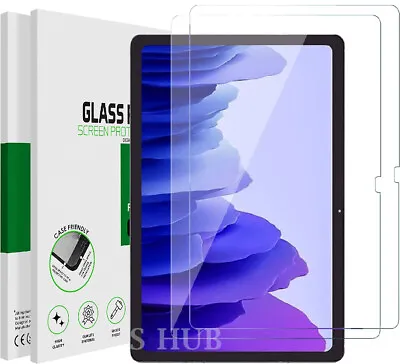 Samsung Galaxy Tempered Glass Screen Protector For Tab A7 10.4  T500 T505 Tablet • £4.99