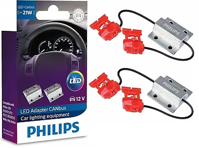 Philips LED Load Equalizer Resistor 1156 Front Turn Signal Hyper Flash Stop Fit • $17.10
