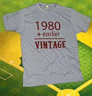 1980+Earlier = Vintage Baseball Card Tee Shirt • $24.95