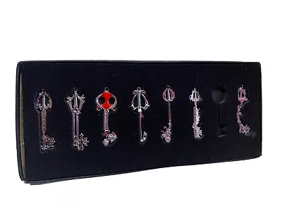 $10 • Buy Kingdom Hearts Set Of 7 Metal Keyblade Keychain *MISSING KINGDOM KEY