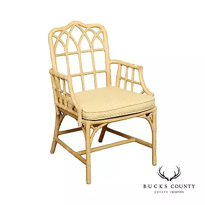 McGuire Bamboo Cathedral Armchair • $695