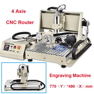 CNC 6040T Router Engraver PCB Milling Driiling Engraving Machine 4 Axis • $1800