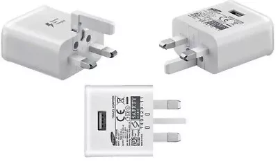  FAST CHARGER PLUG & CABLE FOR GALAXY S20 21 S8 S8+ S9 S10 PLUS A21s Note 8 9 10 • £3.13