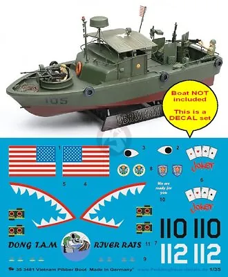 $9.73 • Buy Peddinghaus 1/35 PBR 31 Mk.II Pibber Patrol Boat Vietnam Markings (Tamiya) 3481