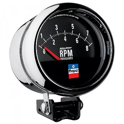 Autometer 880789 3-3/4 Tachometer Gauge Mopar Logo Series Tachometer Mopar Clas • $278.83