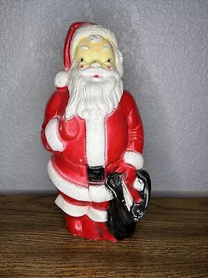 Vintage Christmas Blow Mold Santa Clause Claus 1968 Empire Plastic 13  No Cord • $14.99