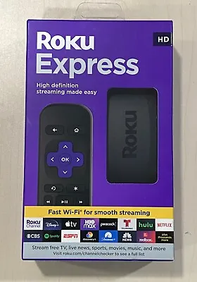 Roku Express HD Streaming Media Player - 3960R • $27.99