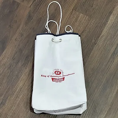 VINTAGE- Krispy Kreme Pull String Bag 50th Anniversary 1987 • $46.49