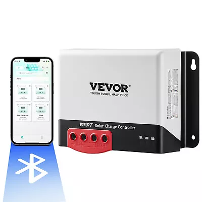 VEVOR MPPT Solar Charge Controller 30 Amp 12V / 24V Auto Solar Panel Controller • $68.39